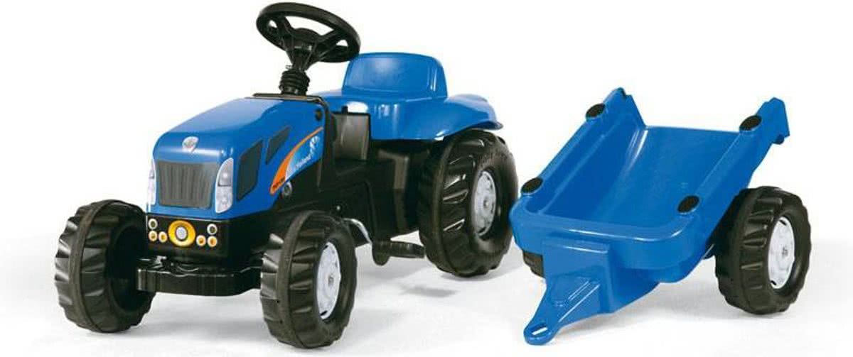 Rolly Toys rollyKid New Holland - Traptractor met Aanhanger