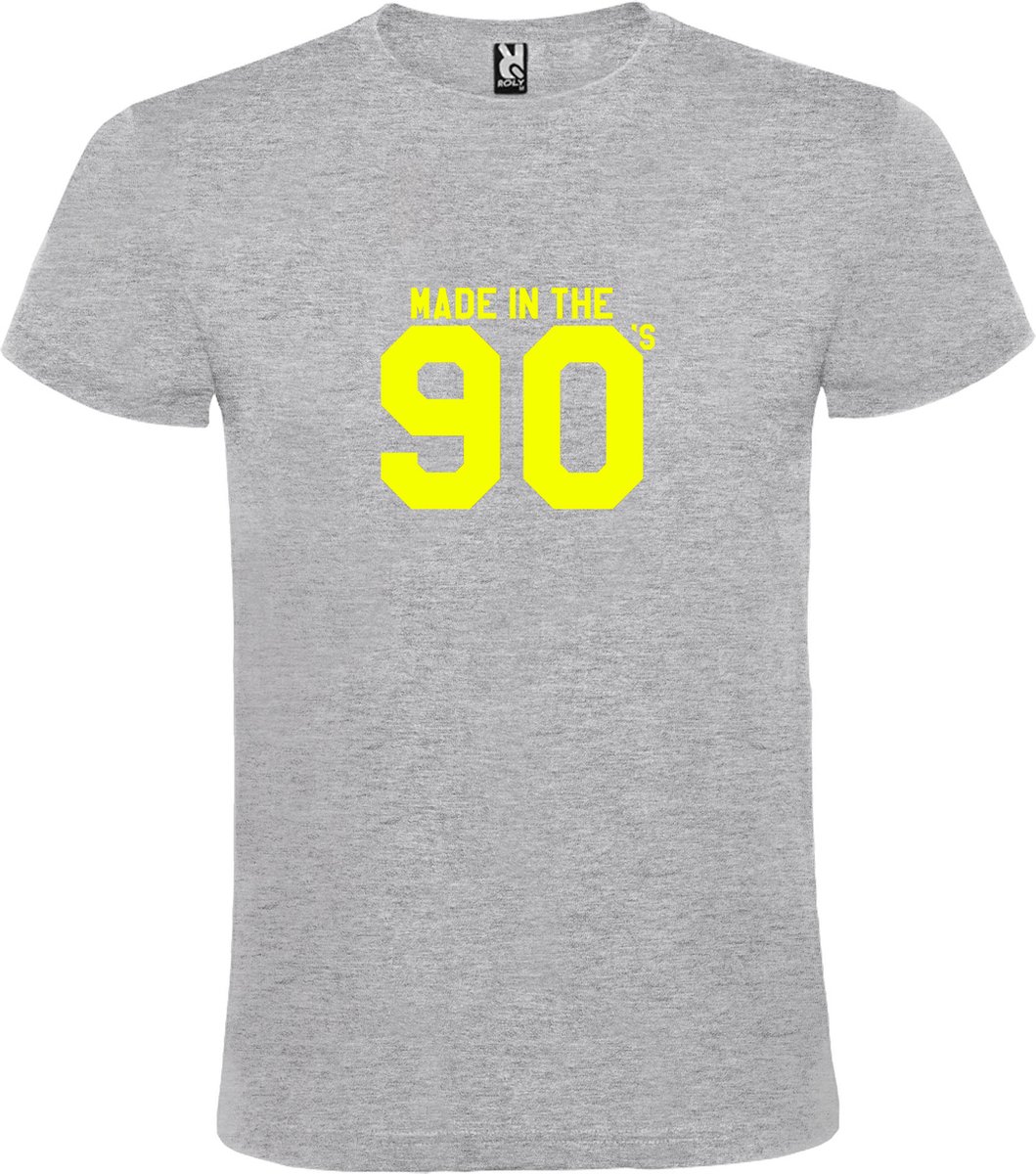 Grijs T shirt met print van 