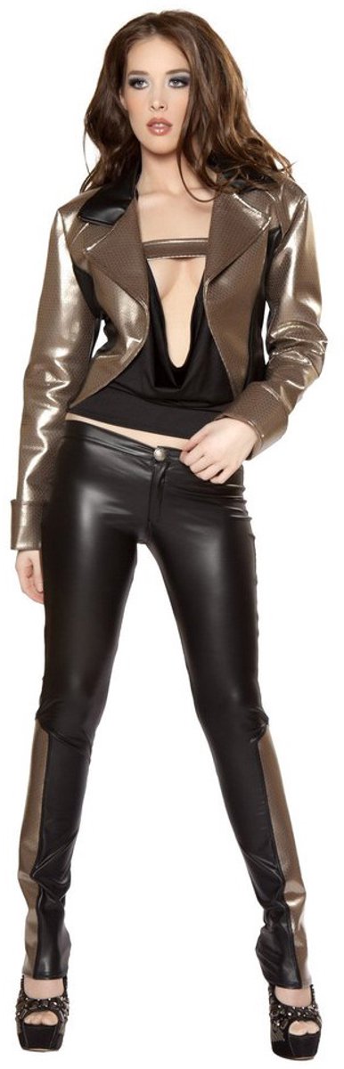 Lak broek met Paillette