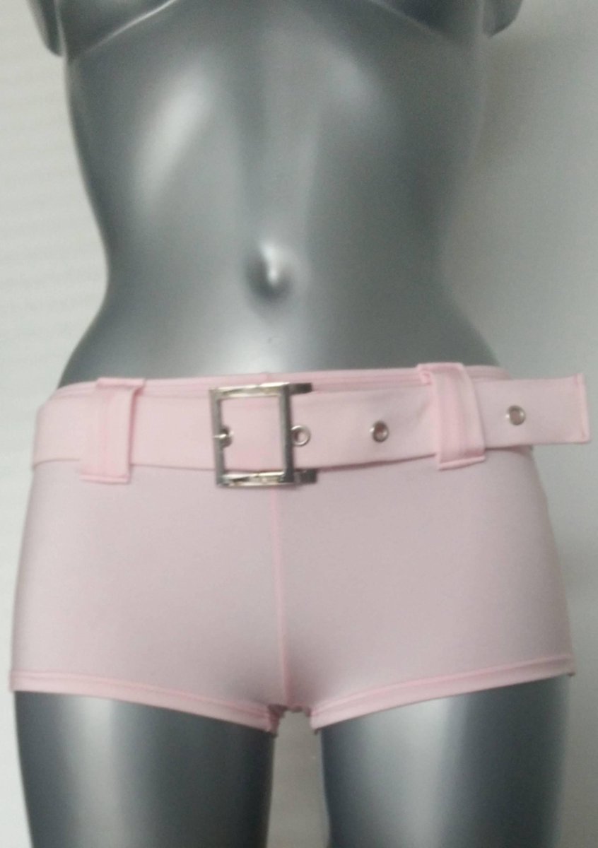 Short met riem Roze