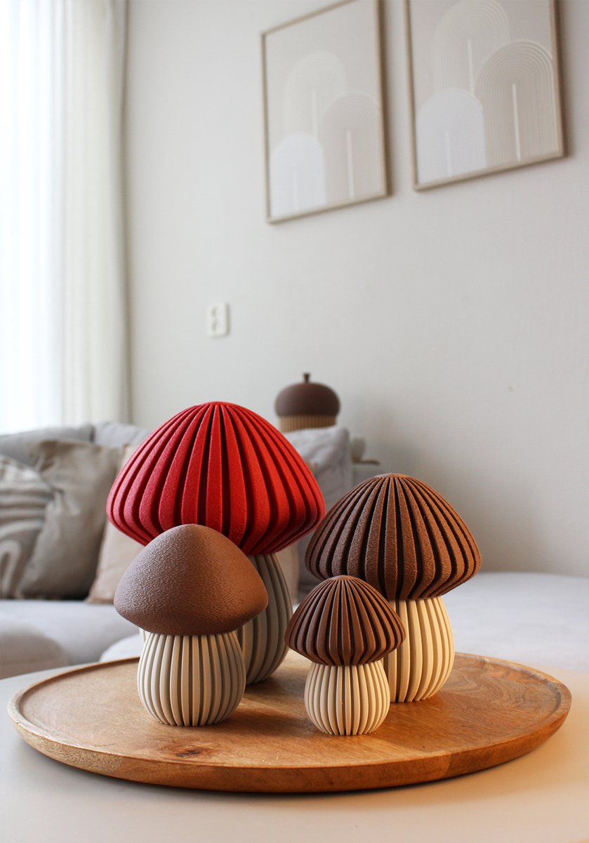 Decoratieset Forest Shapes - set van 4 - Herfstdecoratie