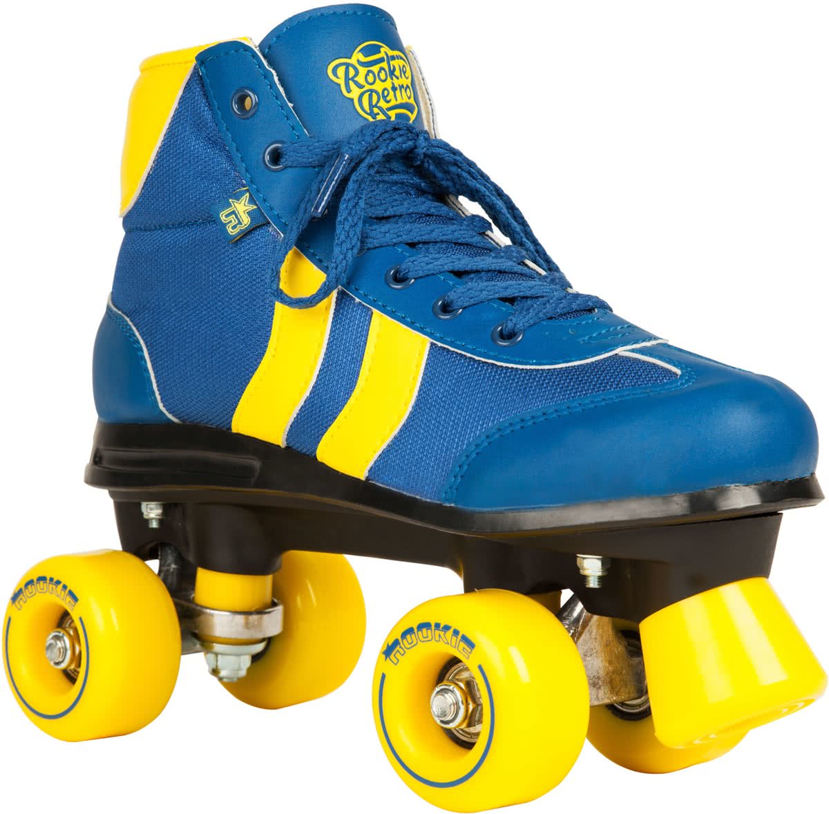 Rookie Retro V2 blauw geel rolschaatsen