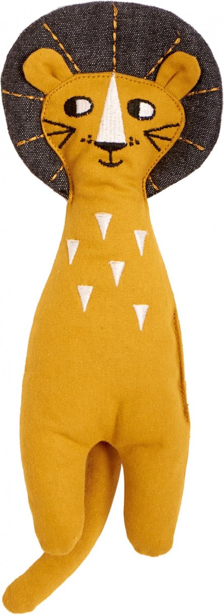 Roommate Knuffeldier Leeuw Biologisch 30 Cm Oranje