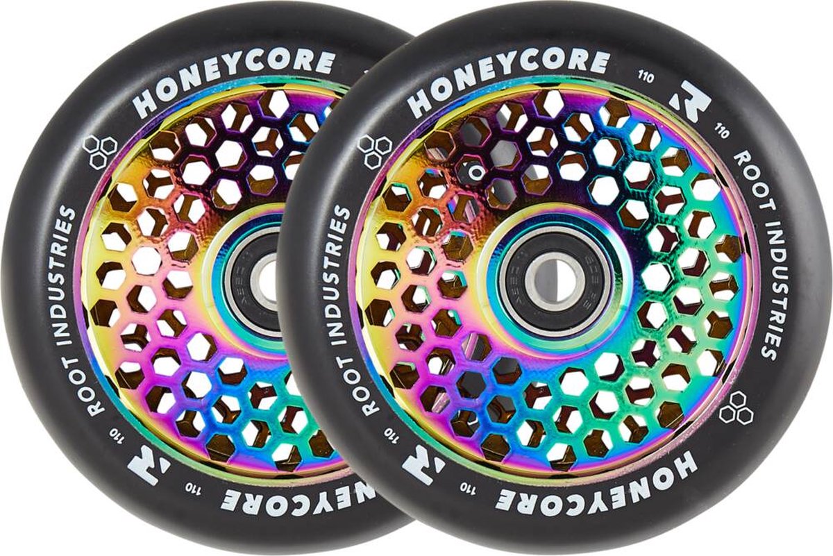   Honeycore Wielen110mm Zwart/Neochrome