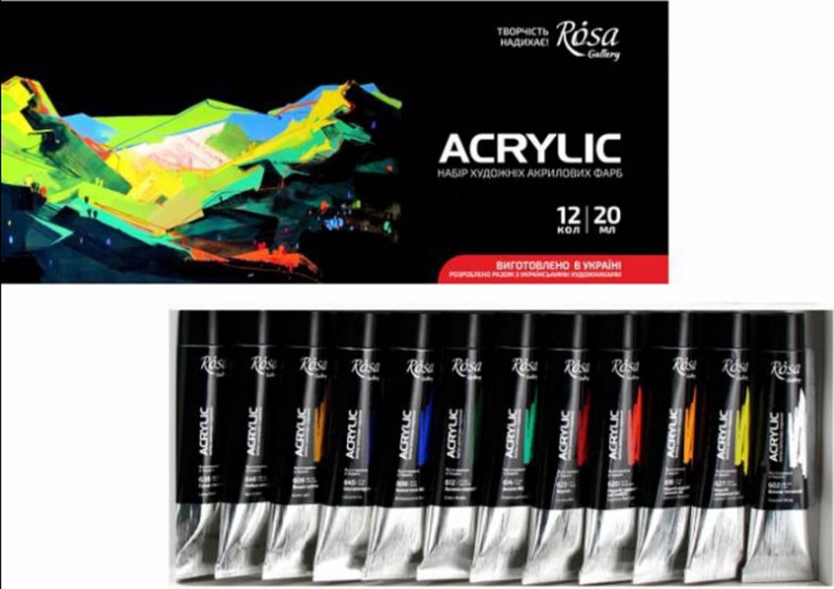 Rosa Gallery Acrylverf Set