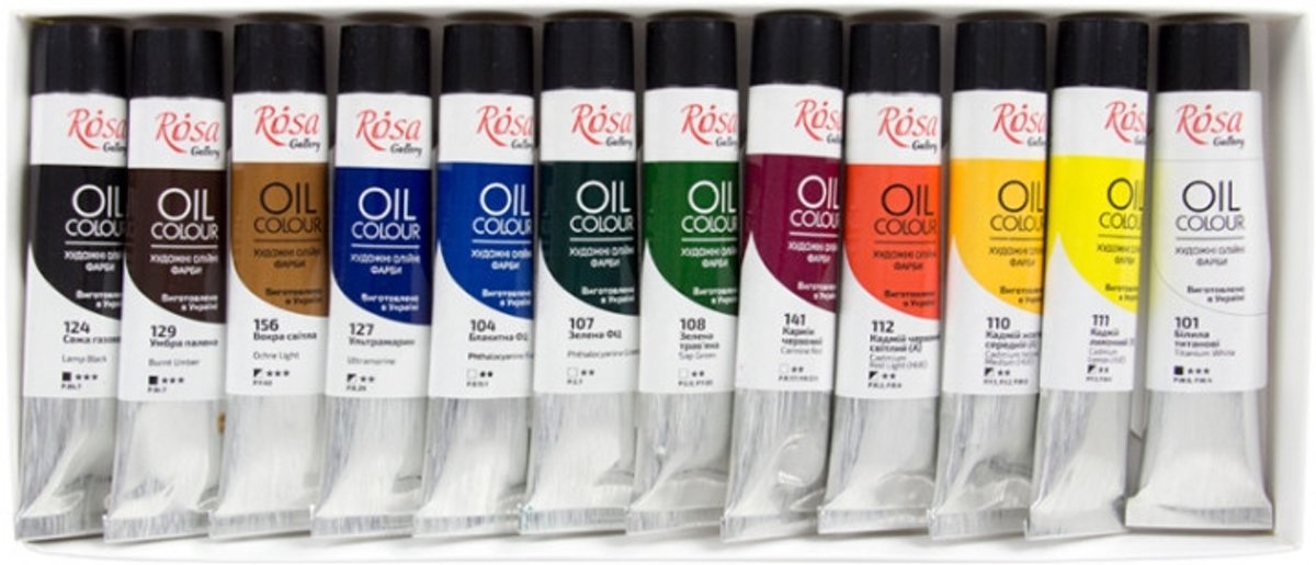 Rosa Gallery Olieverf Set