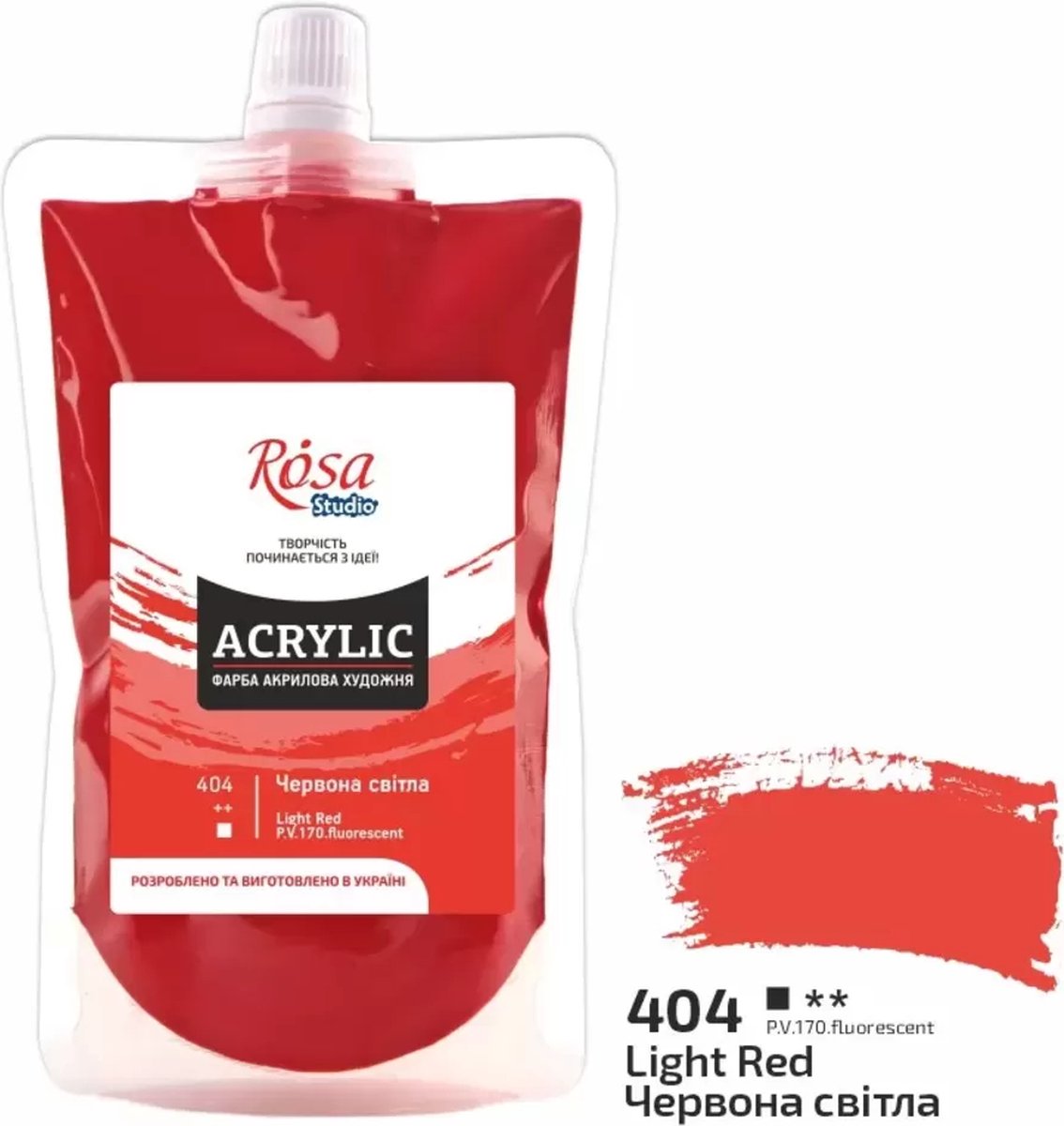 Rosa Studio - Acrylverf Soft Pack - 200 ml - 404 Red Light