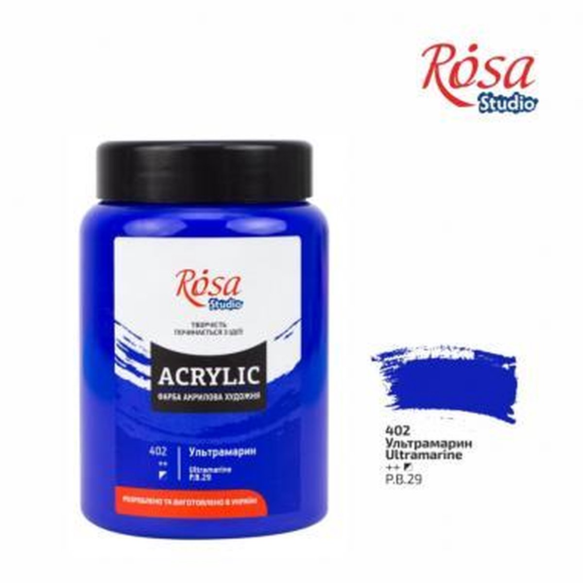 Rosa Studio Acrylverf 400 ml 402 Ultramarine
