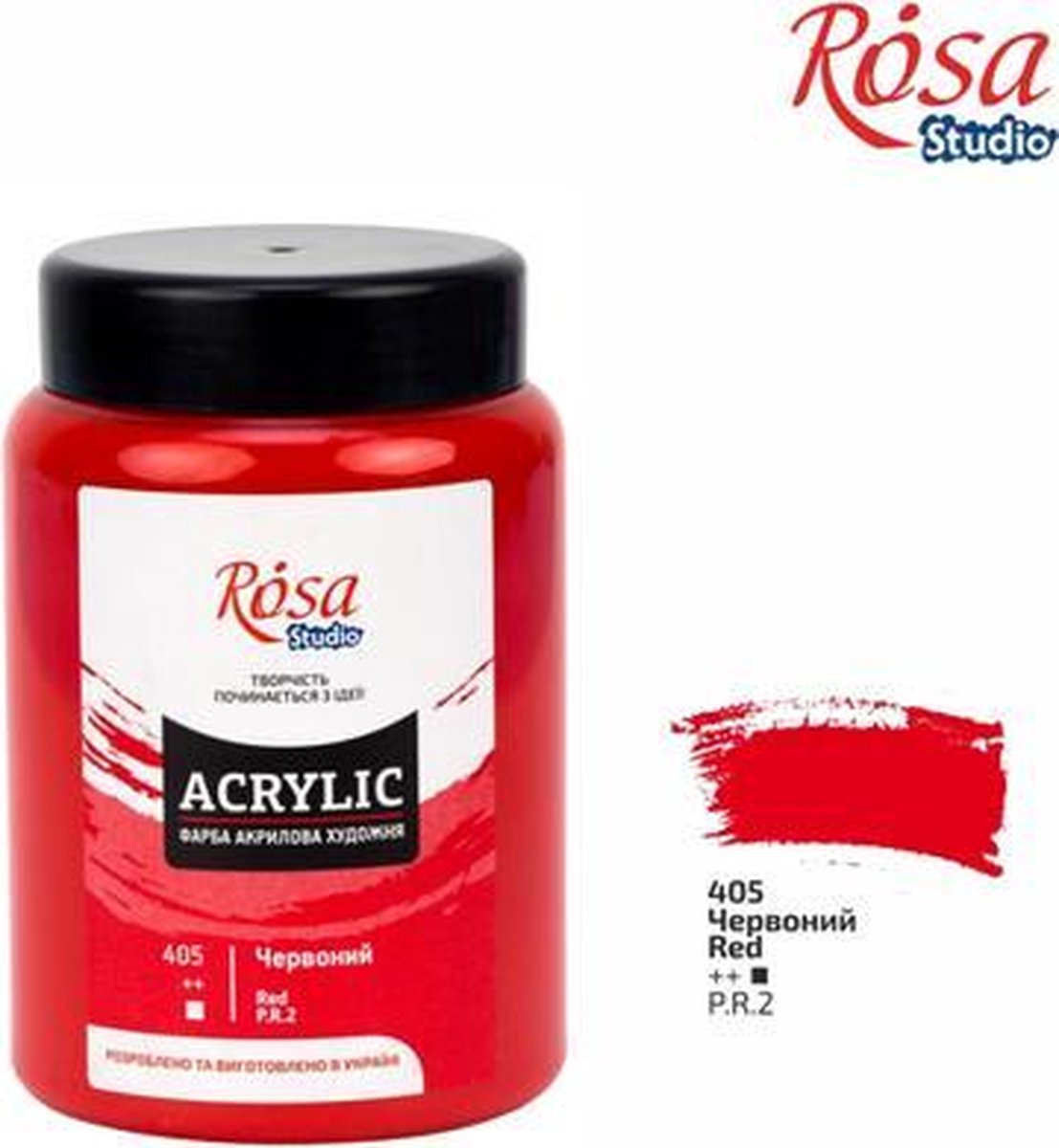 Rosa Studio Acrylverf 400 ml 405 Red