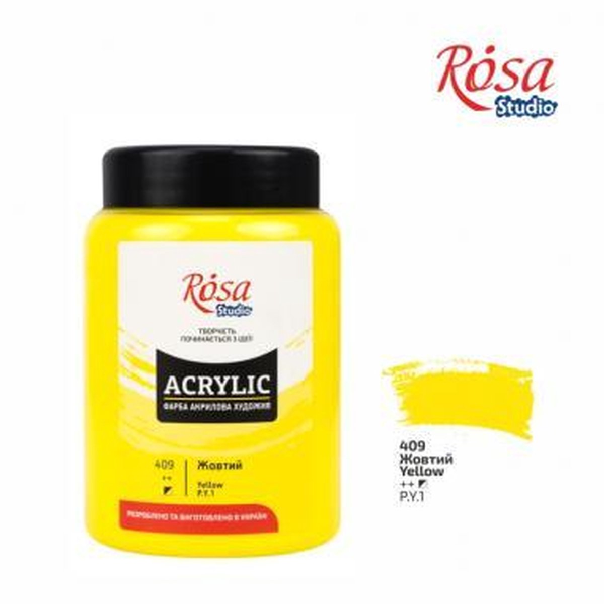 Rosa Studio Acrylverf 400 ml 409 Yellow
