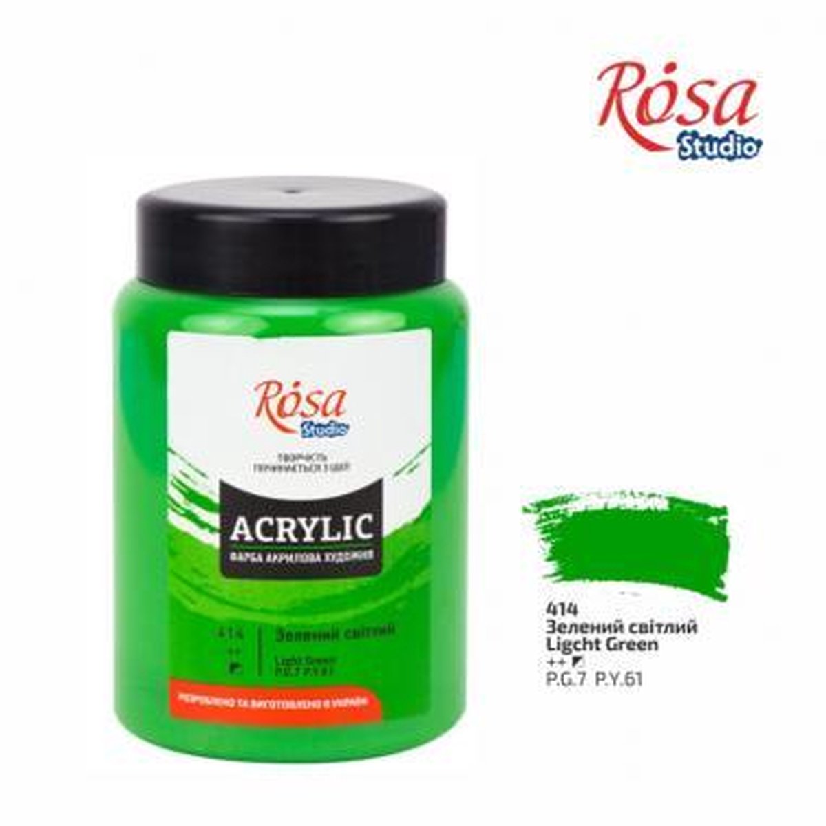 Rosa Studio Acrylverf 400 ml 414 Light Green