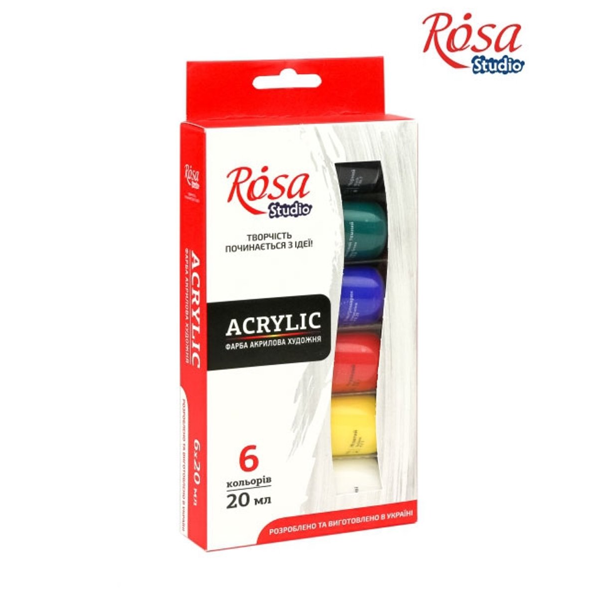 Rosa Studio Acrylverf Set 6x20 ml