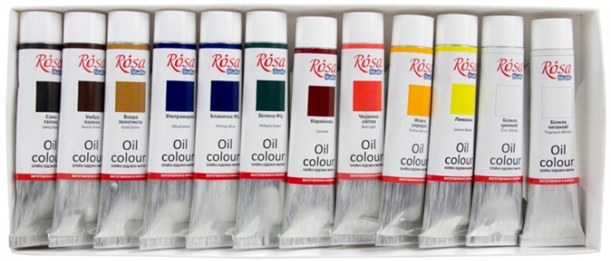 Rosa Studio Olieverf Set