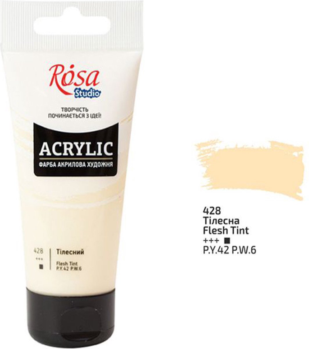 Rosa Studio Rosa Studio Acrylverf 75 ml 428 Flesh Tint.