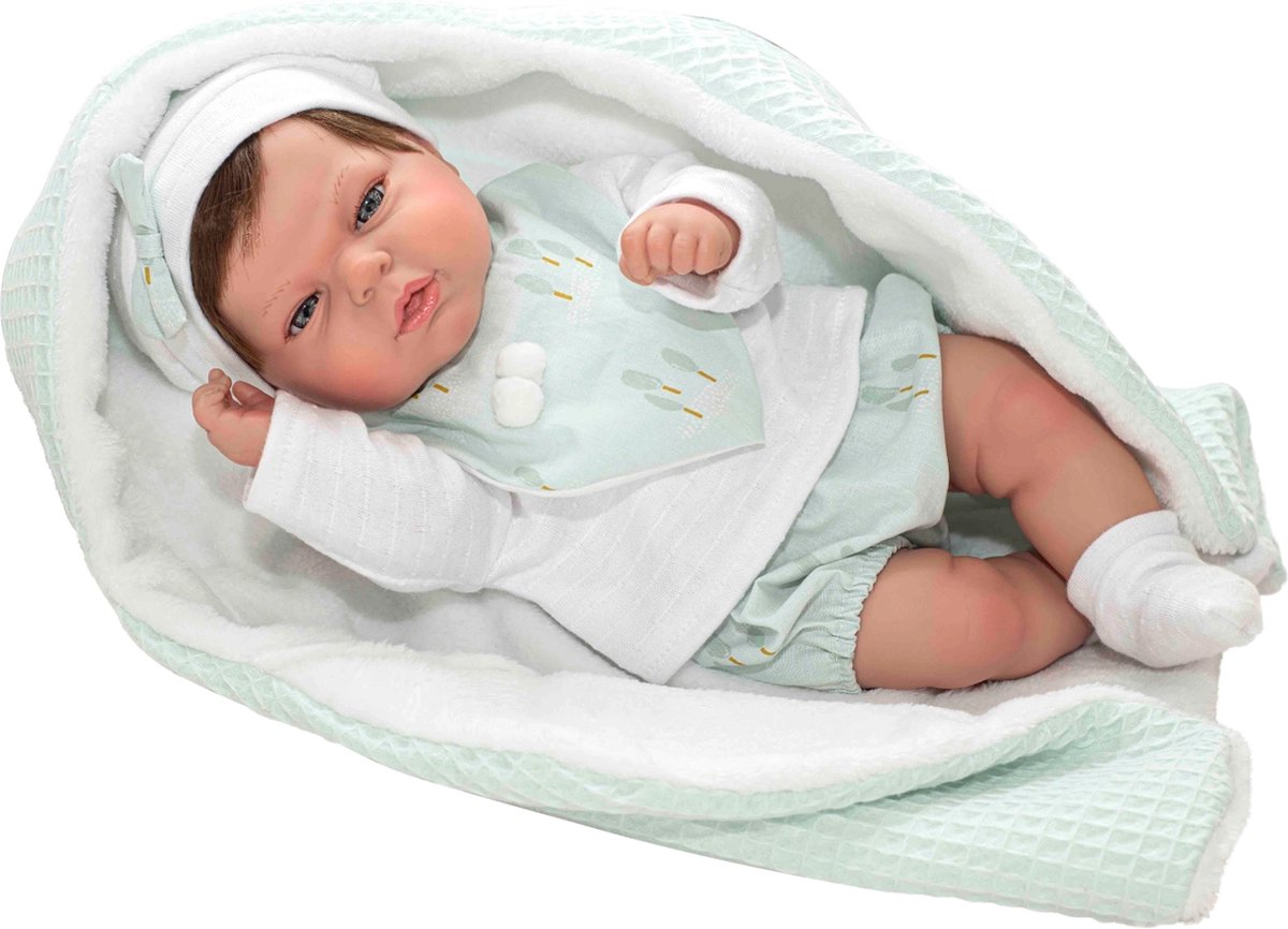 RosaToys Babypop Roma Groen 40 cm