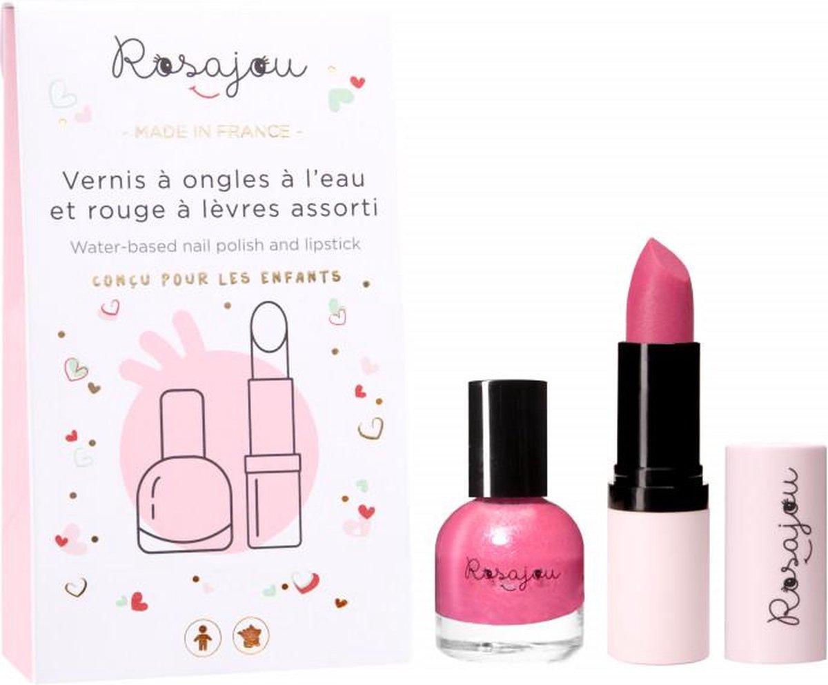 Rosajou Kinder Nagellak - Lippenstift - Rubis - Veilig