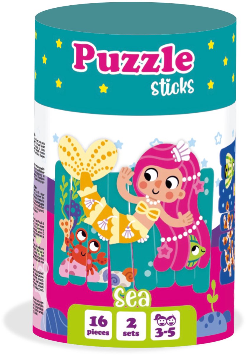 Puzzel 16 stokjes Zee RK1090-03 - Puzzle 16 patyki Morze RK1090-03