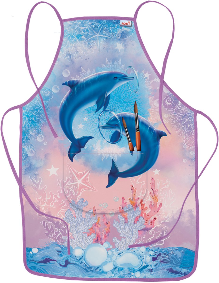 ROTH Kinderschilderschort Dolfijnen met buikzak