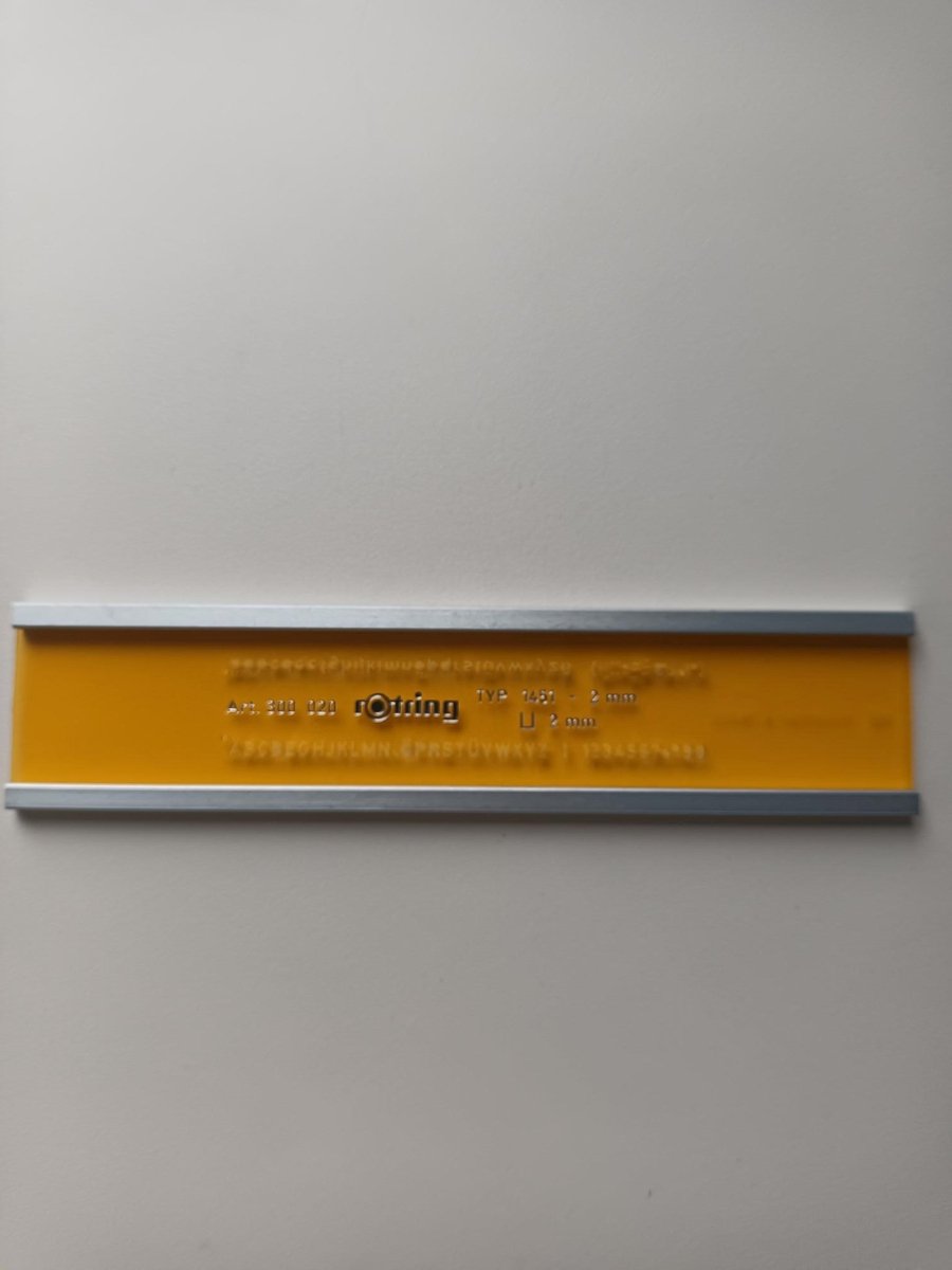 SJABLOON ROTRING 2.0MM 300020G TYP 1451