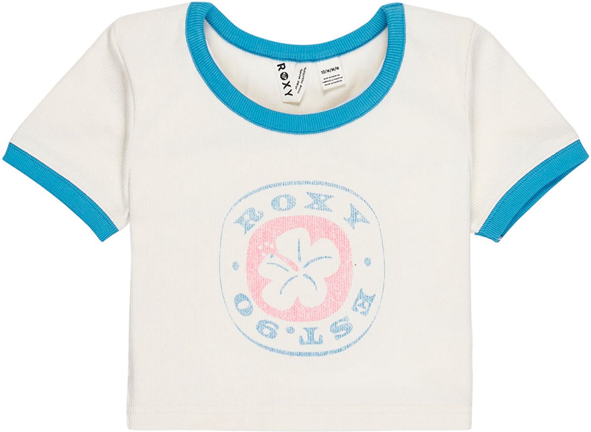 Roxy Hey Yeah Yeah T-shirt Wit 10 Years Meisjes