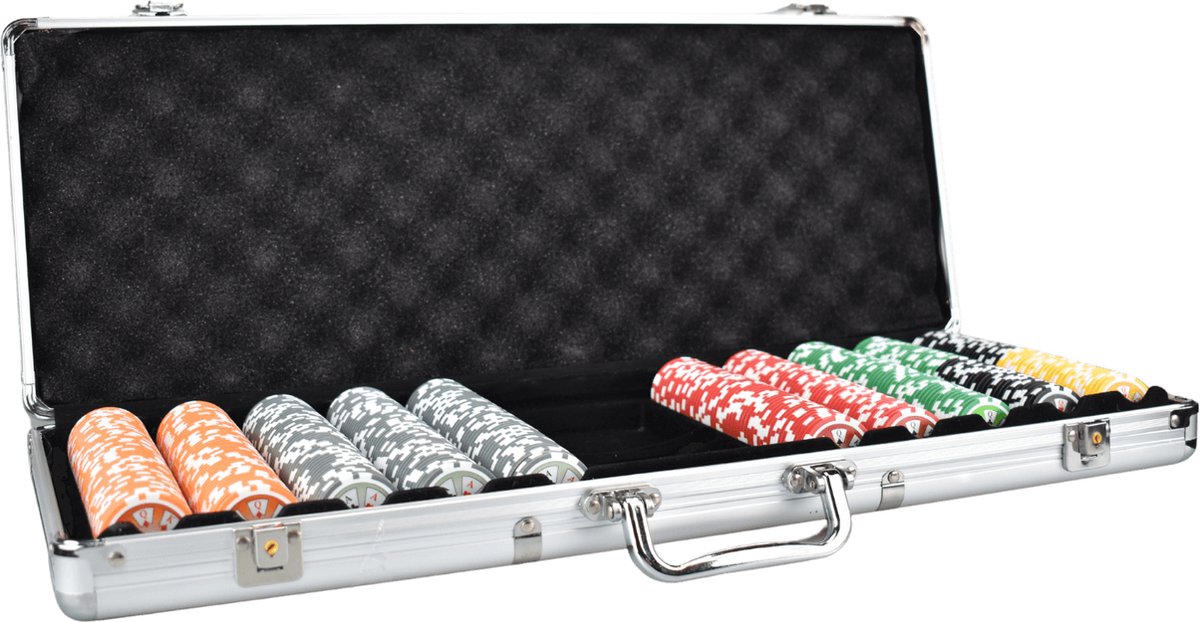 Royal Flush ABS Cashgame Pokerset 500 poker chips - pokerkoffer - pokersets - pokerfiches - pokerchips