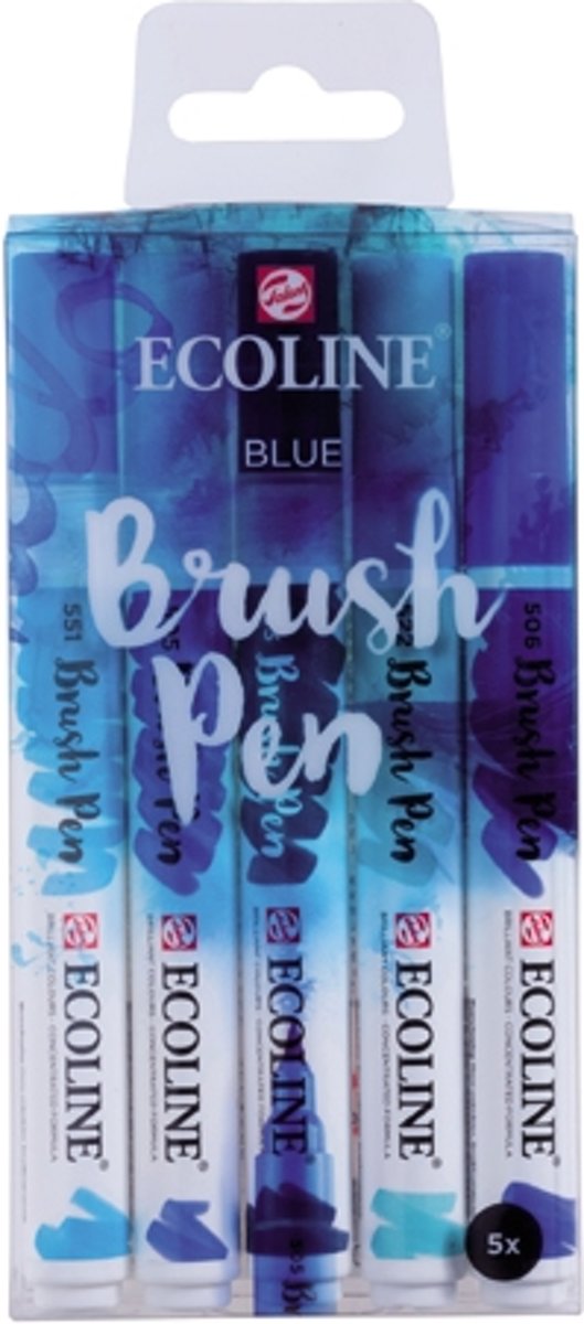 Ecoline brushpen set 5 