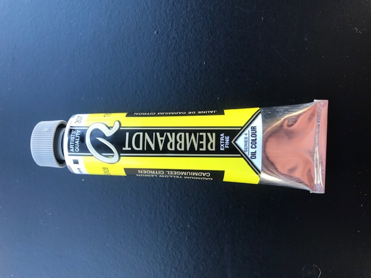 Rembrandt olieverf cadmiumgeel citroen 207, 40ml