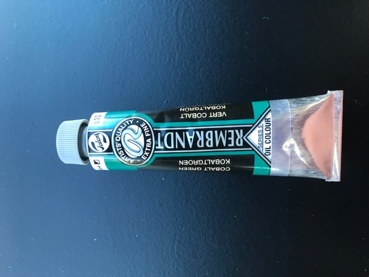 Rembrandt olieverf kobaltturkooisblauw 586, 40 ml