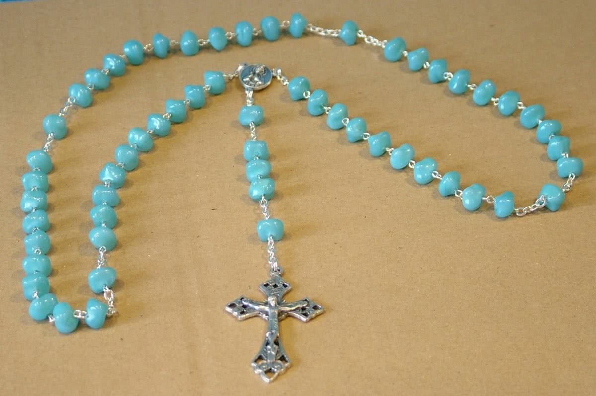   Turquoise Glas - 50 cm