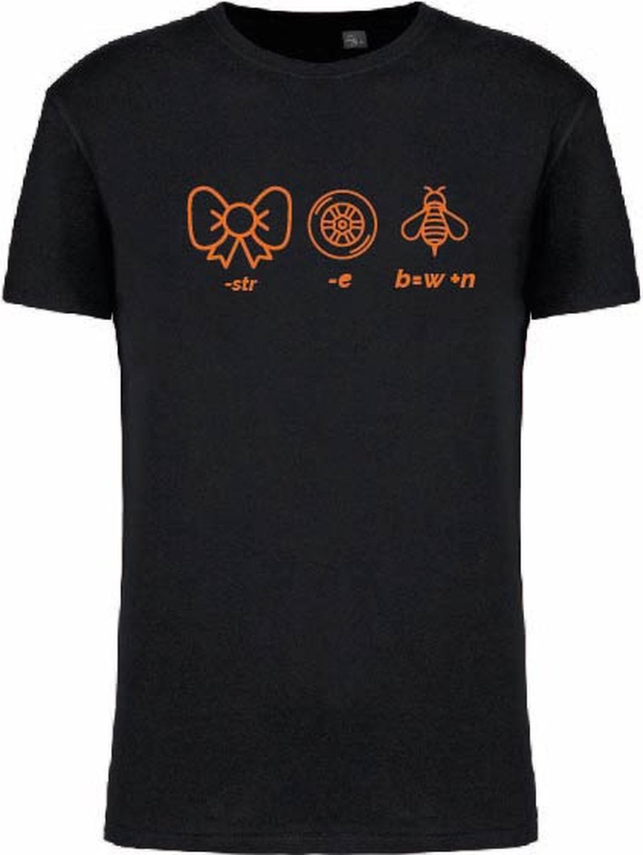 Rebusshirt – Ik Wil Wijn T-shirt – Zwart – Heren & Dames – Perfect voor Feest & Festival – Maat XXL