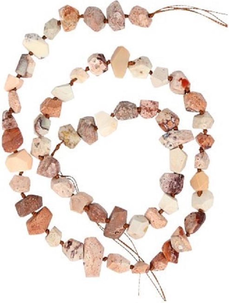 Opaal Vuur Kralen Streng Ethiopië