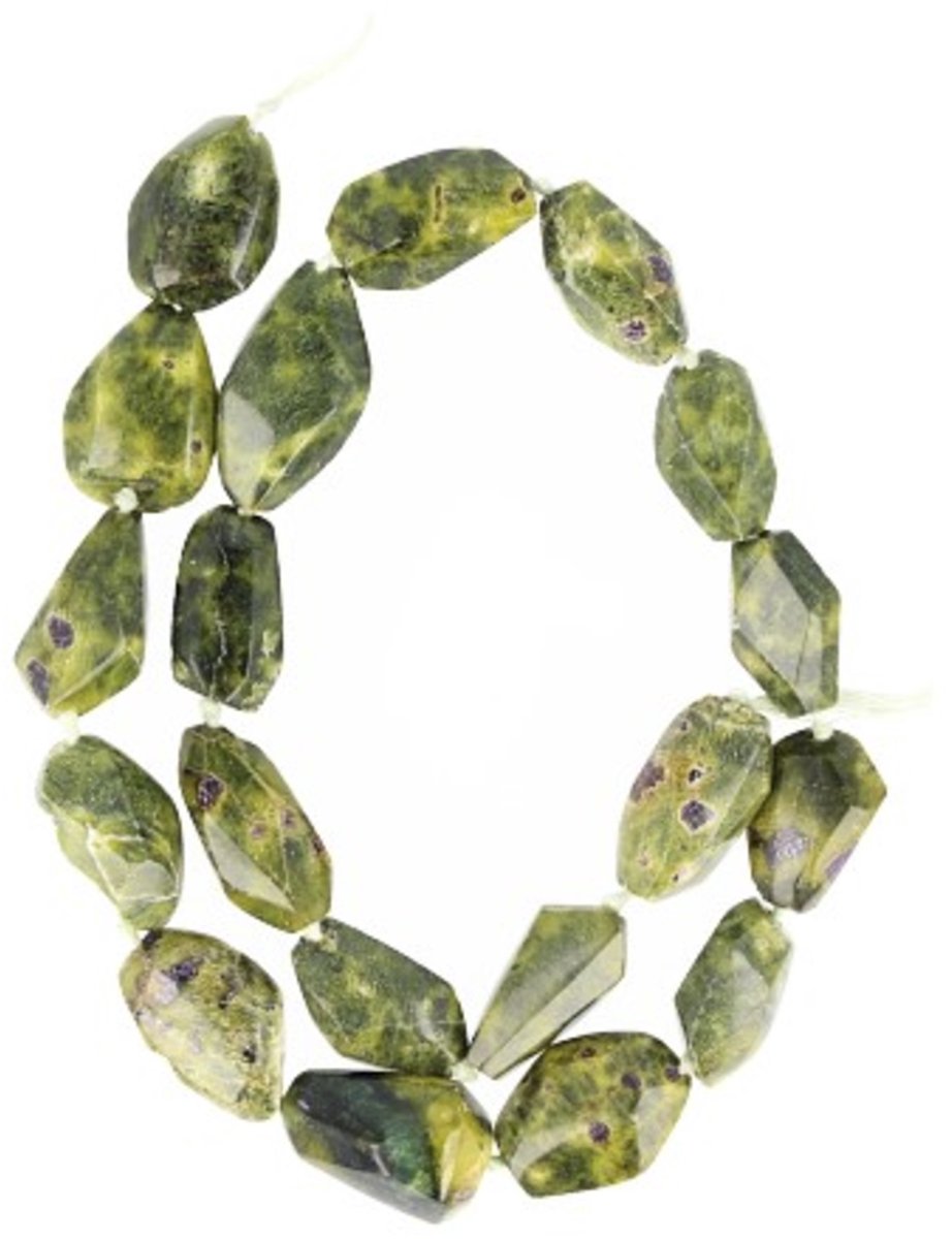 Ruben Robijn Atlantisiet kralen streng