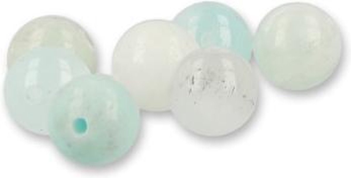 Ruben Robijn Hemimorfiet kralen 8 mm - 7 st.