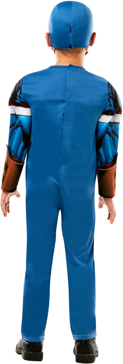 Captain America Verkleedset Kinderkostuum -   - Maat 7-8 Jaar