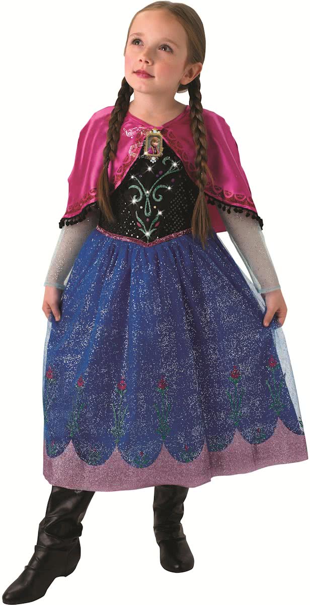 Disney Frozen Anna Musical and Light Up - Kostuum Kind - Maat 98/104