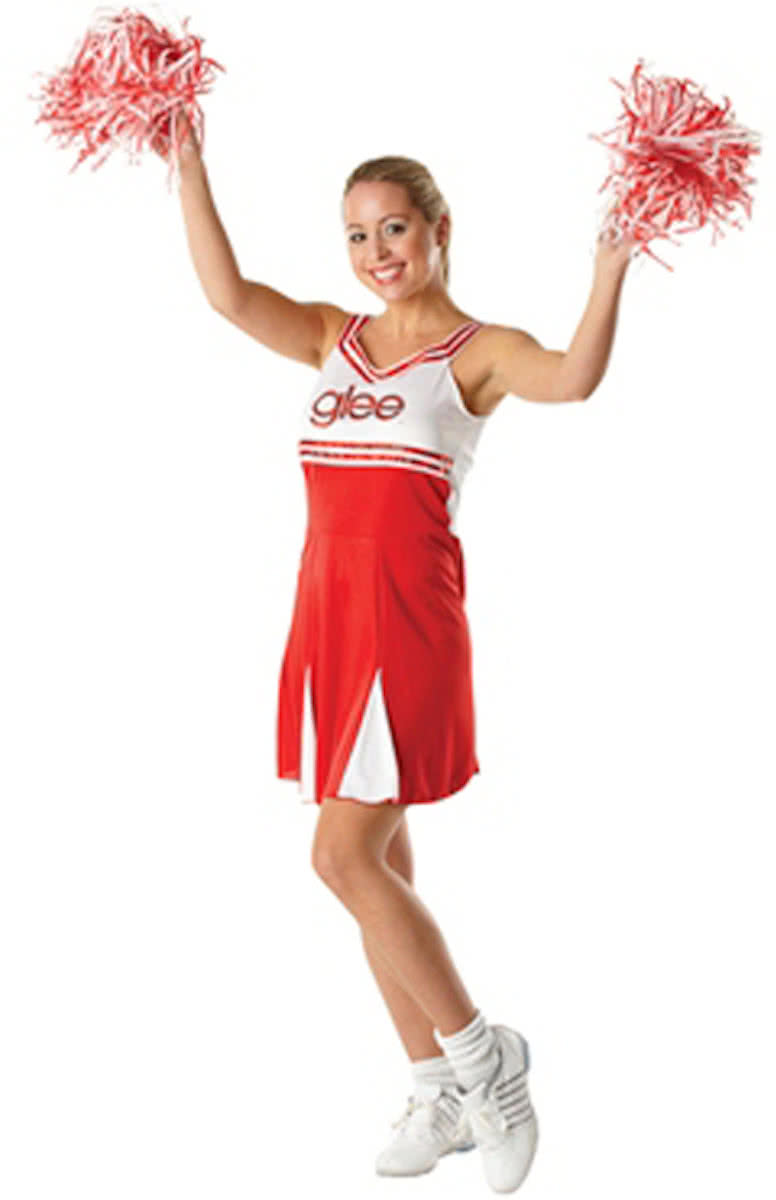 Glee Cheerleader - Kostuum Volwassenen - Maat L - 42/44
