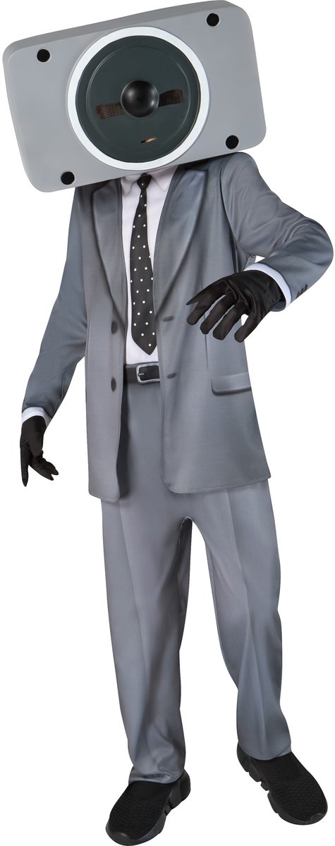 Speakerman Kinderkostuum -   - Maat 6-8 Jaar