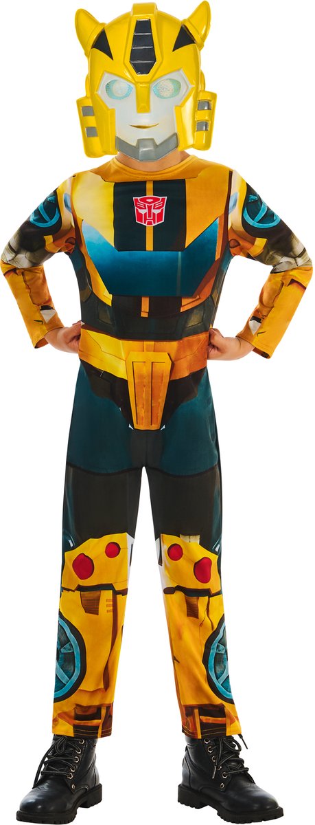 Verkleedpak Kind Transformers Bumblebee Earthspark Maat 110-116