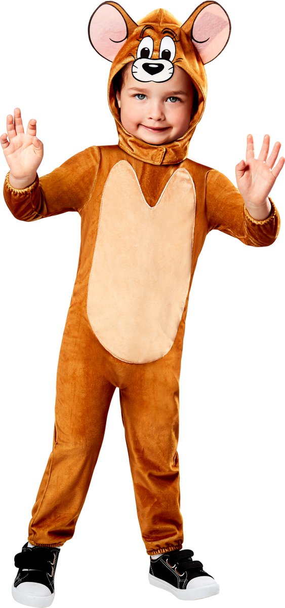 Verkleedpak Muis Jerry van Tom and Jerry Maat 98-104