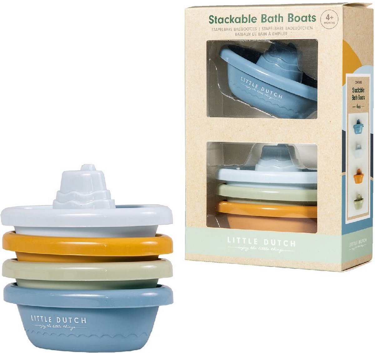 Little Dutch 4 Bad Bootjes Set Blauw