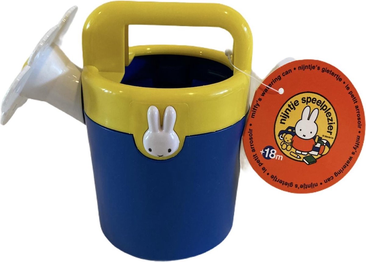 Nijntje blauwe gieter met bloem