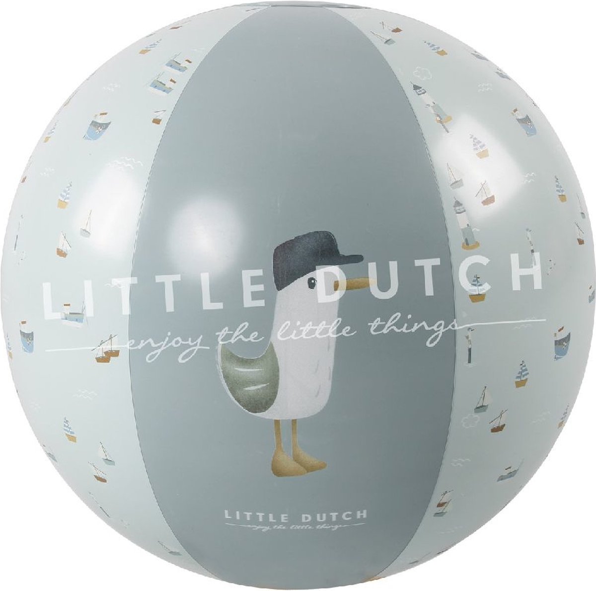 Rubo Toys Little Dutch Strandbal Sailors Bay 50cm