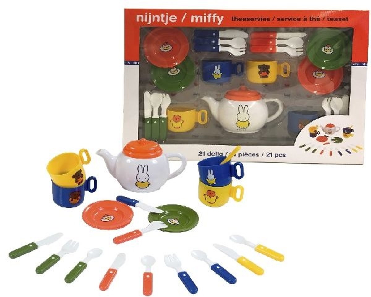 Theeservies Nijntje 21-delig