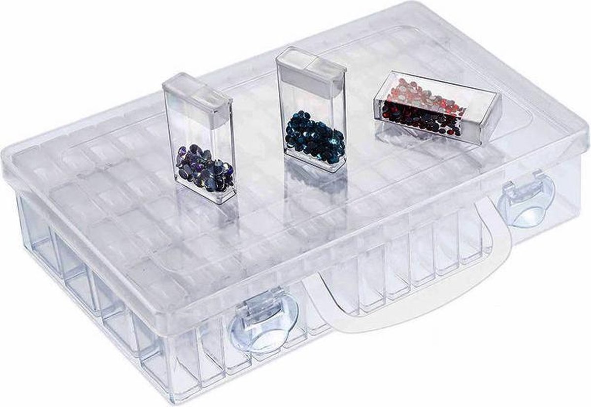 Rubye Diamond Painting Volwassenen - Opbergdoos 64 Vakjes