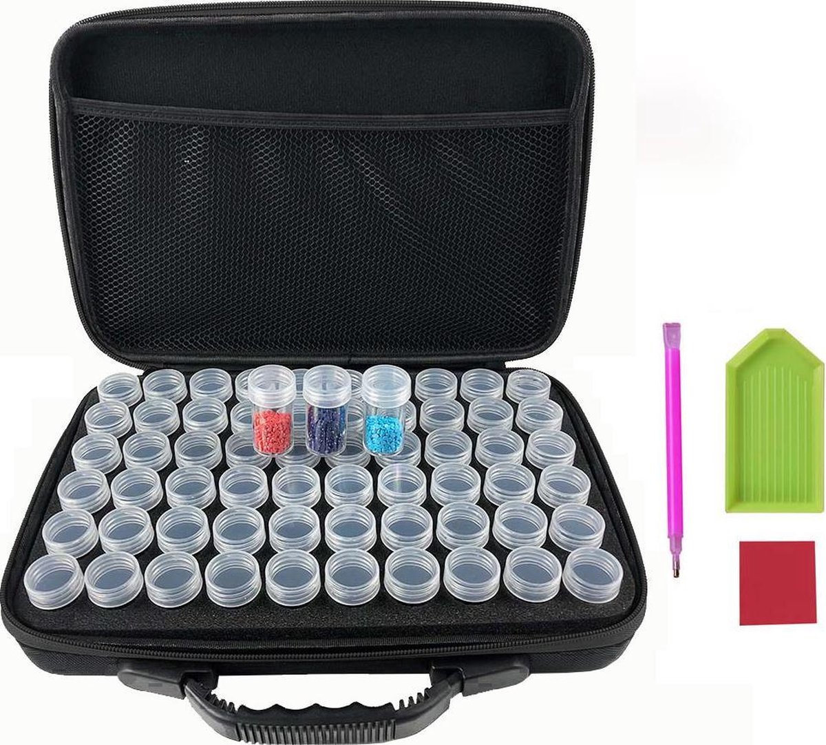 Rubye Diamond Painting Volwassenen Opbergdoos 60 Vakjes