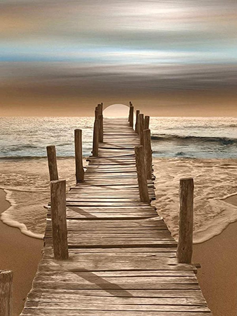 Rubye® Diamond Painting Volwassenen - Diamond Painting Kinderen - Eindeloze Steiger - 30x40cm