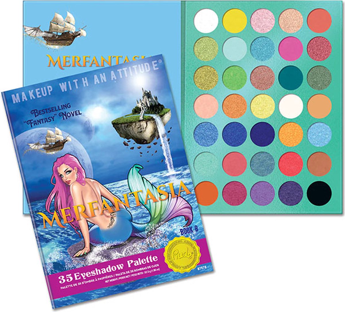 Rude Merfantasia 35 Eyeshadow Palette