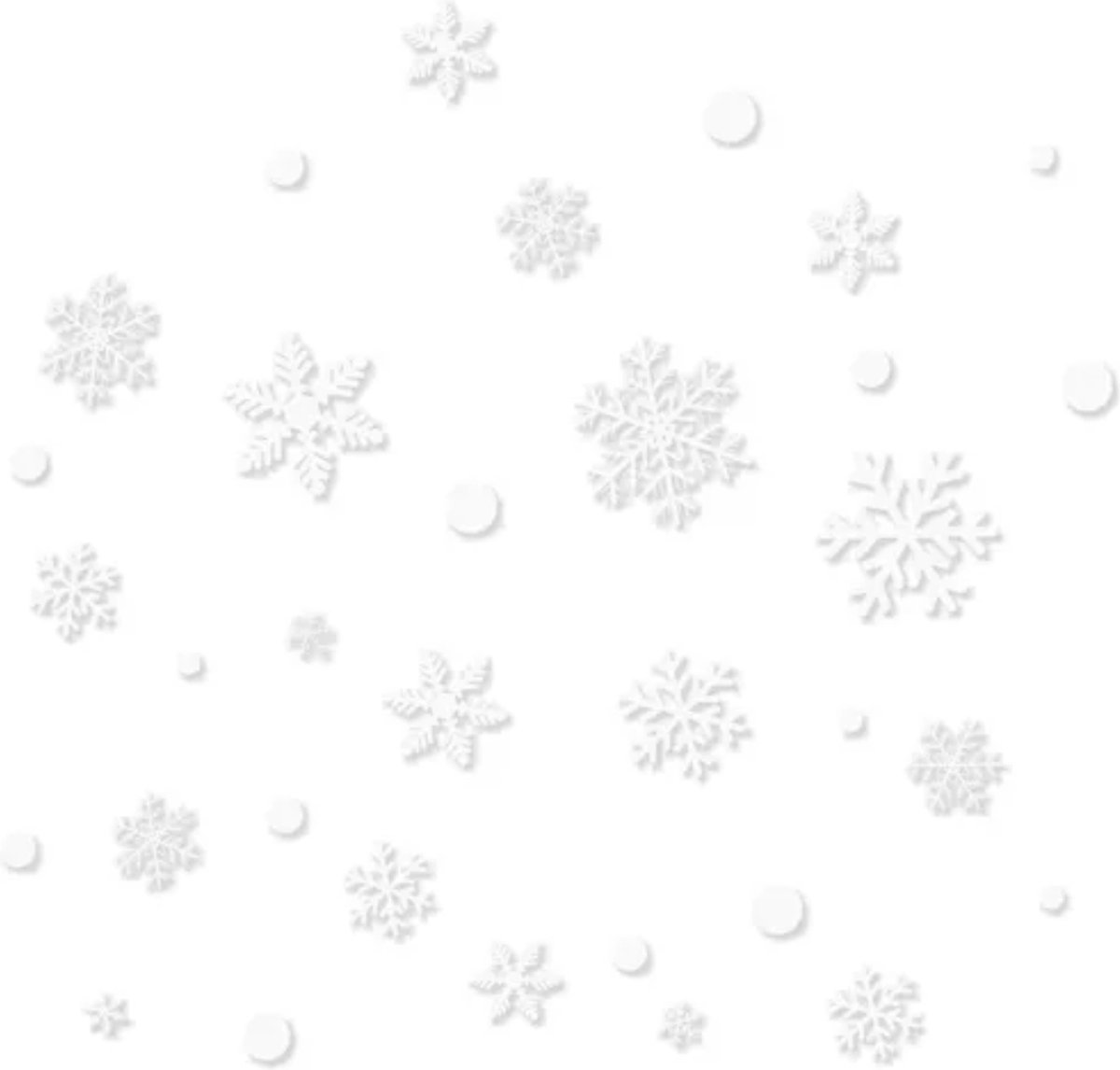 Ruhhy Kerst Raamstickers - Versier Uw Ramen Deze Feestdagen zonder Rommel