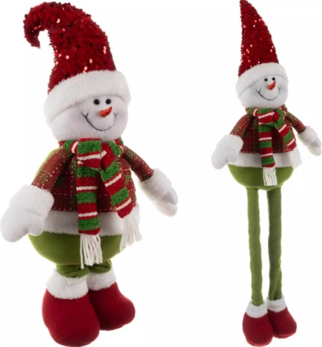 Ruhhy Telescopische Kerstpop: Flexibele Kerstvreugde tot 95cm