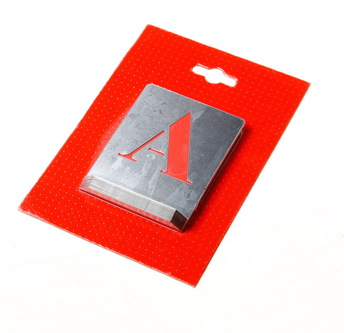 SJABLOON LETTERS A T/M Z - 50MM